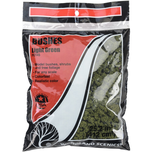 Bushes 18 To 25.2 Cubic Inches-Light Green