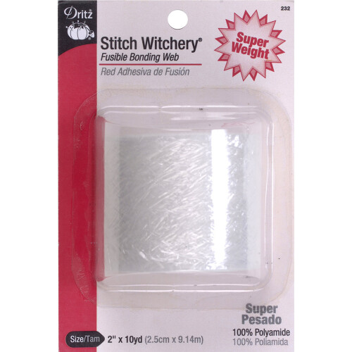 Dritz Stitch Witchery Fusible Bonding Web Super Weight-2"X10yd