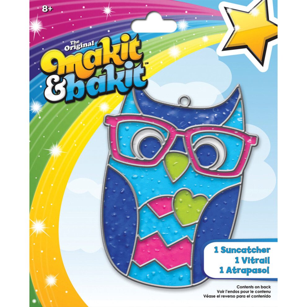 Makit & Bakit Suncatcher Kit-Owl