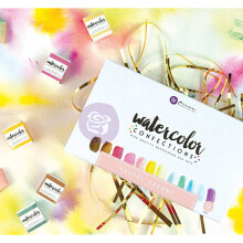 Prima Watercolor Confections Watercolor Pans 12/Pkg-Pastel Dreams