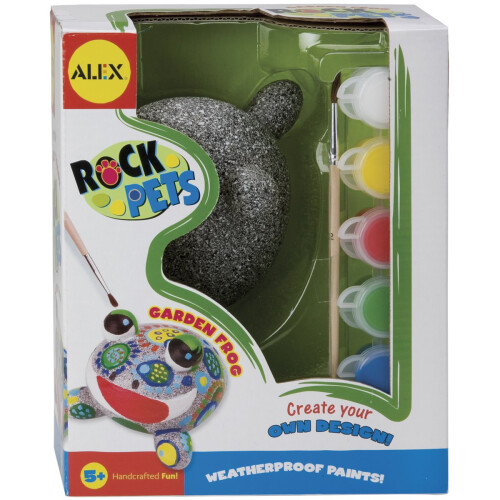 Rock Pets Paint Kit-Garden Frog