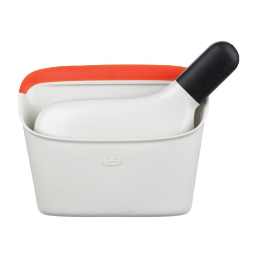 OXO OXO Good Grips Compact Dustpan and Brush Set - Black/White/Red 1