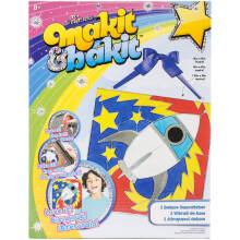 Makit &amp; Bakit Deluxe Suncatcher Kit-Rocket