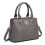 Miss Lulu (Grey) Women's Zip Top Multiway Bag 1