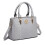 Miss Lulu (Light Grey) Women's Zip Top Multiway Bag 1