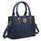 Miss Lulu (Blue) Women's Zip Top Multiway Bag 1