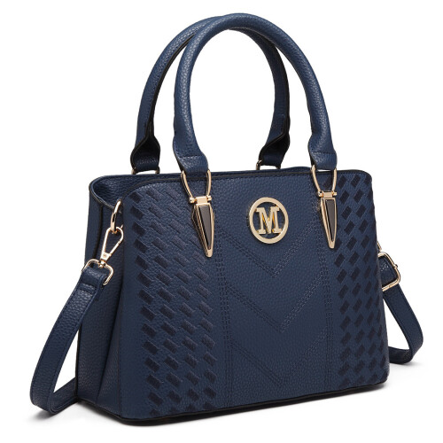 Miss Lulu (Blue) Women's Zip Top Multiway Bag