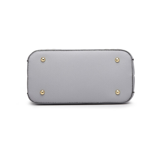 Miss Lulu (Light Grey) Women's Zip Top Multiway Bag 1