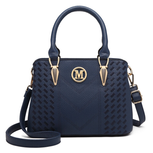 Miss Lulu (Blue) Women's Zip Top Multiway Bag 1