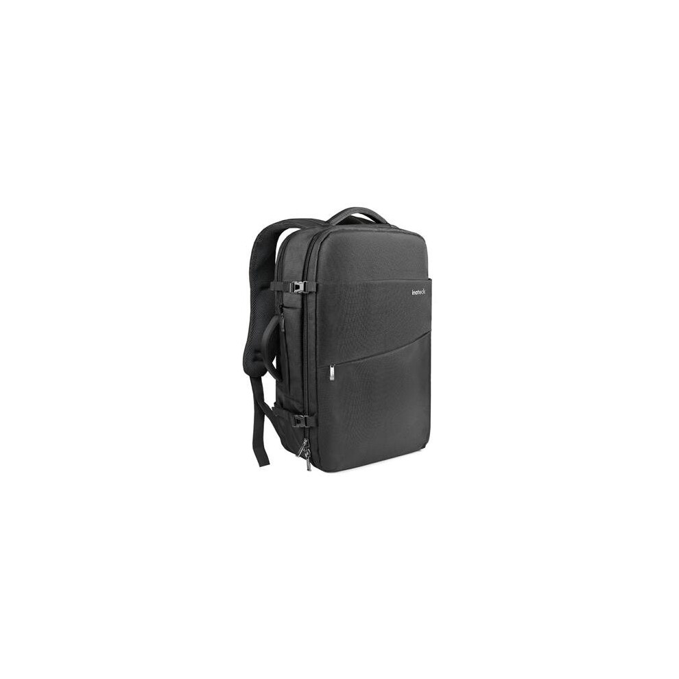 Inateck 30L Super-large Backpack with compartment, Dual Handle Briefcase with 270° Opening for 17" Laptops, Black Man Rucksack