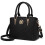 Miss Lulu (Black) Women's Zip Top Multiway Bag 3