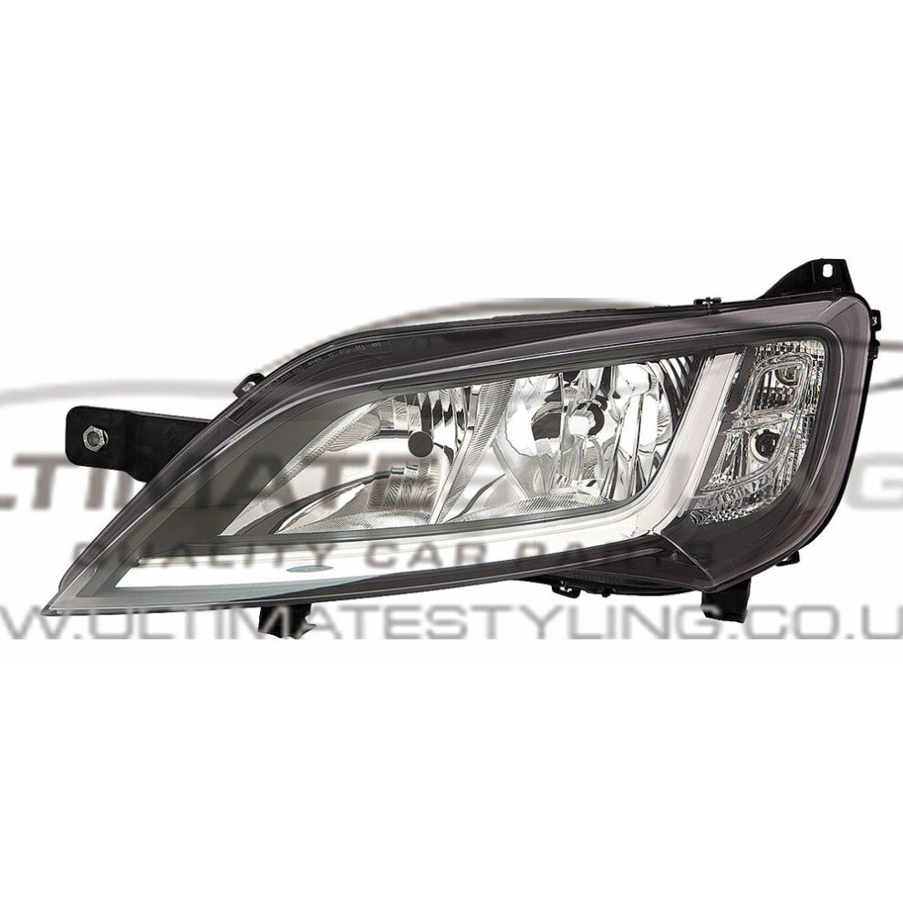 Peugeot Boxer Mk3 Van 5/2014-> Headlight Headlamp No Drl Passenger Side N/S 5057795033909