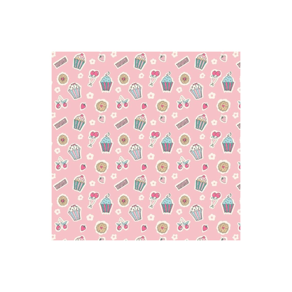 Fat Quarter Liberty Tea For Two Tea Party Cakes Cotton Quilting Sewing Fabric