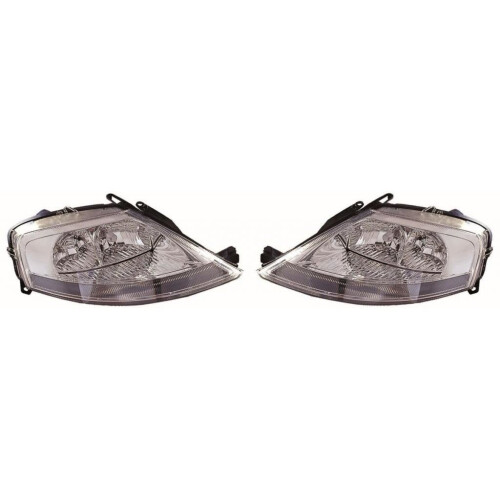 Citroen C3 Mk1 Hatchback 2002-2005 Halogen Headlights Headlamps 1 Pair O/S & N/S