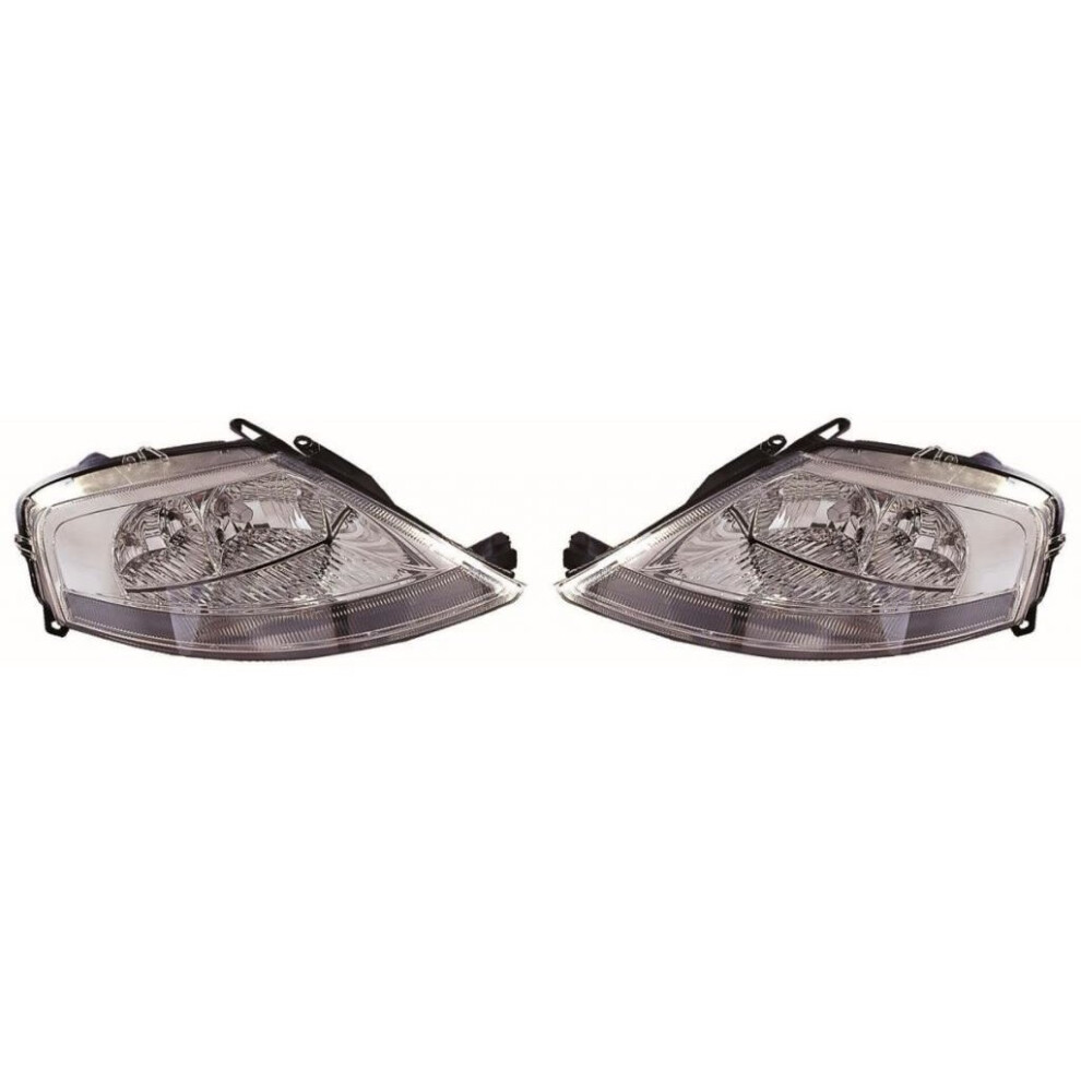 Citroen C3 Mk1 Hatchback 2002-2005 Halogen Headlights Headlamps 1 Pair O/S & N/S 5057795038904