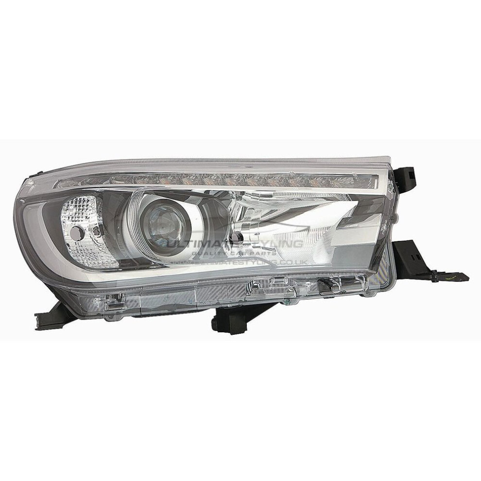 Toyota Hi-Lux Pickup 6/2016-> Headlight Headlamp Led Drl Drivers Side O/S 5057795023894
