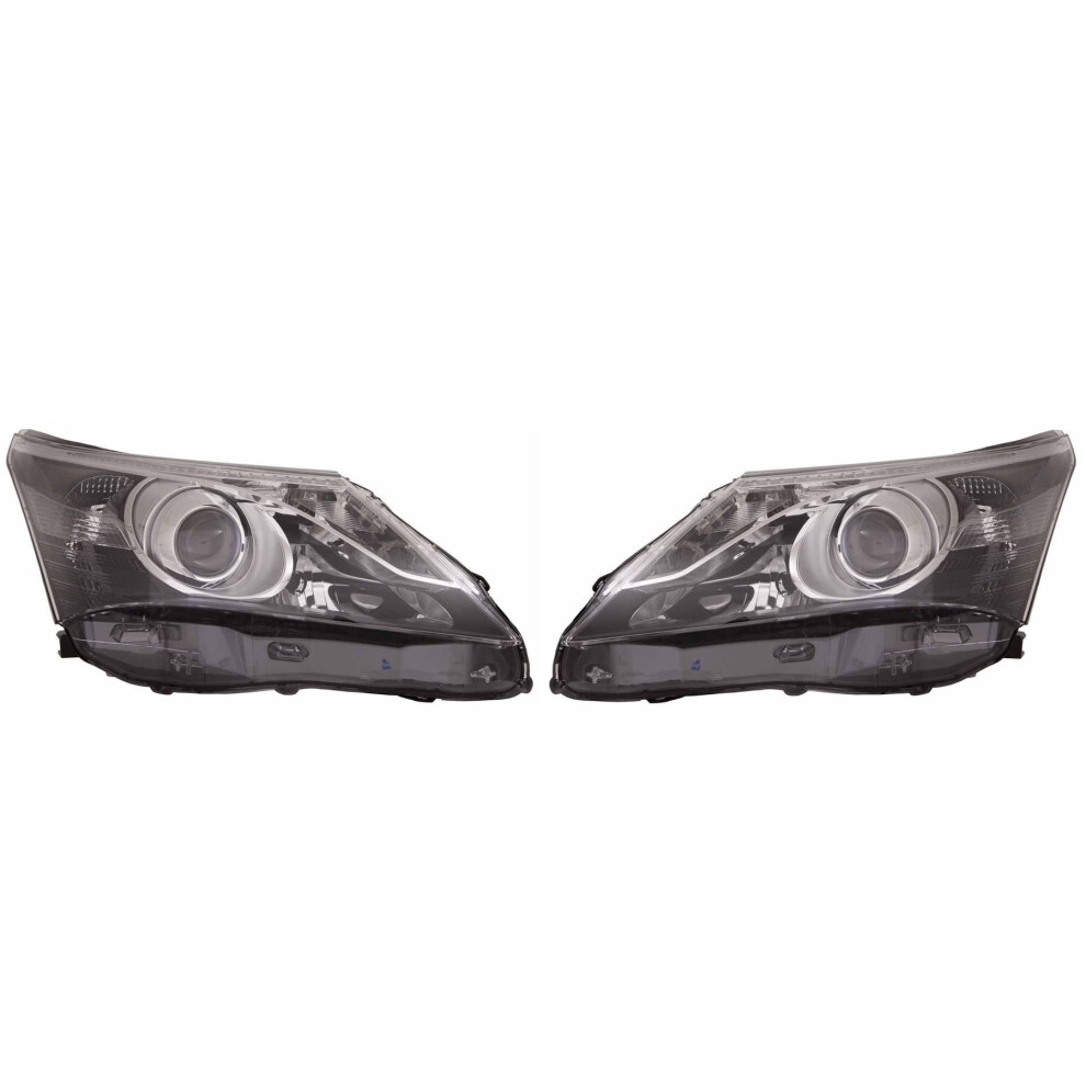 Toyota Avensis Mk3 Estate 4/2012-12/2015 Headlights Headlamps 1 Pair O/S & N/S 5057795023825