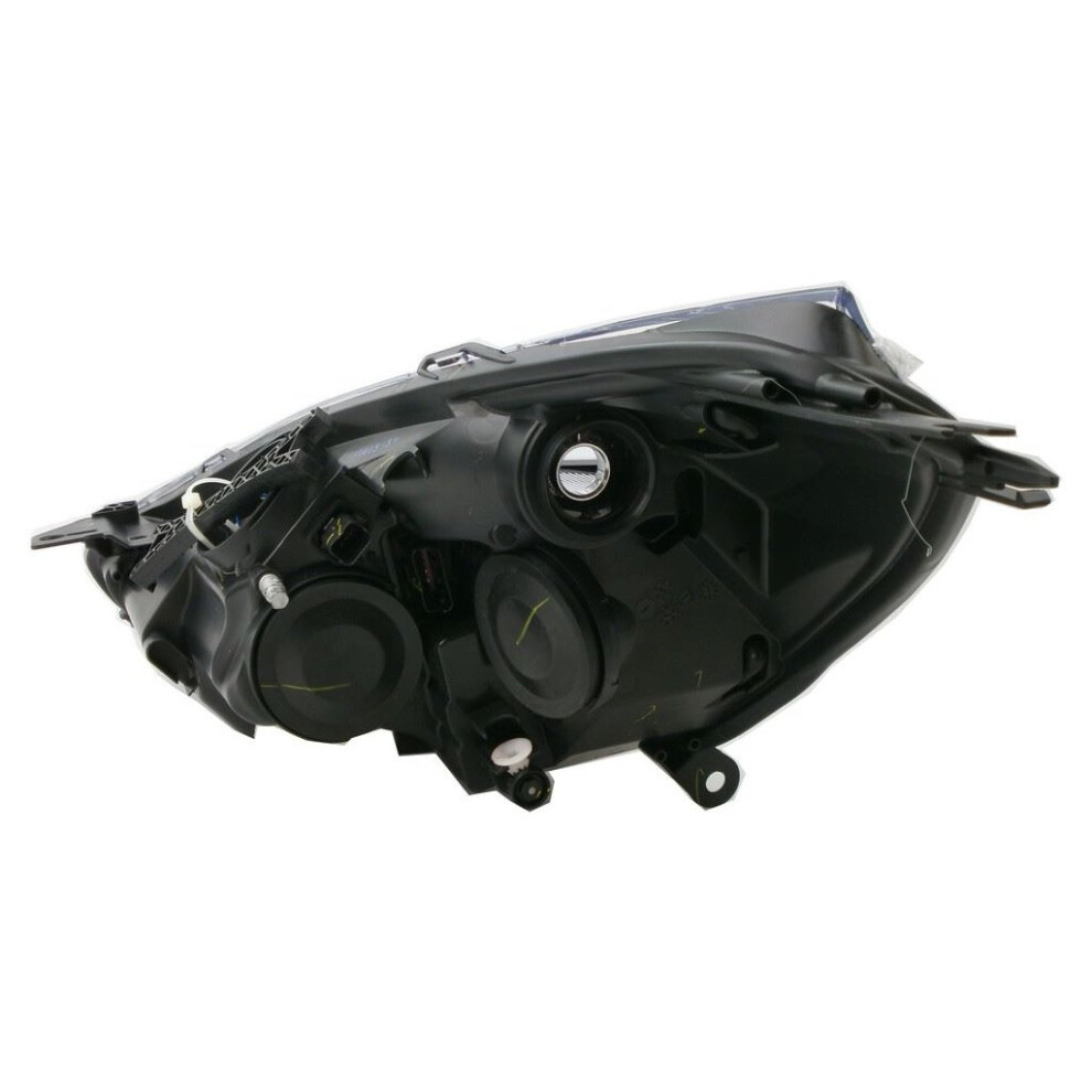 Renault Clio Mk4 Hatchback 11/2012-> Headlights Headlamps 1 Pair O/S & N/S Black 5057795036610