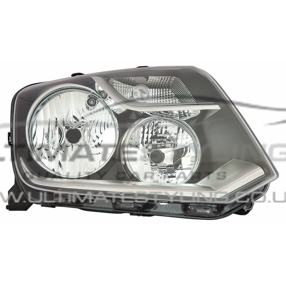 Volkswagen Amarok Pickup 2010-> Inner Headlight Headlamp Drivers Side O/S Black 5057795044004