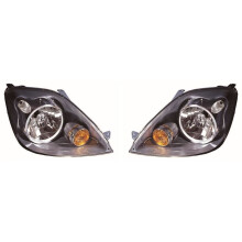 Ford Fiesta Mk6 Hatchback 10/2005-2/2009 Headlights Headlamps 1 Pair O/S & N/S