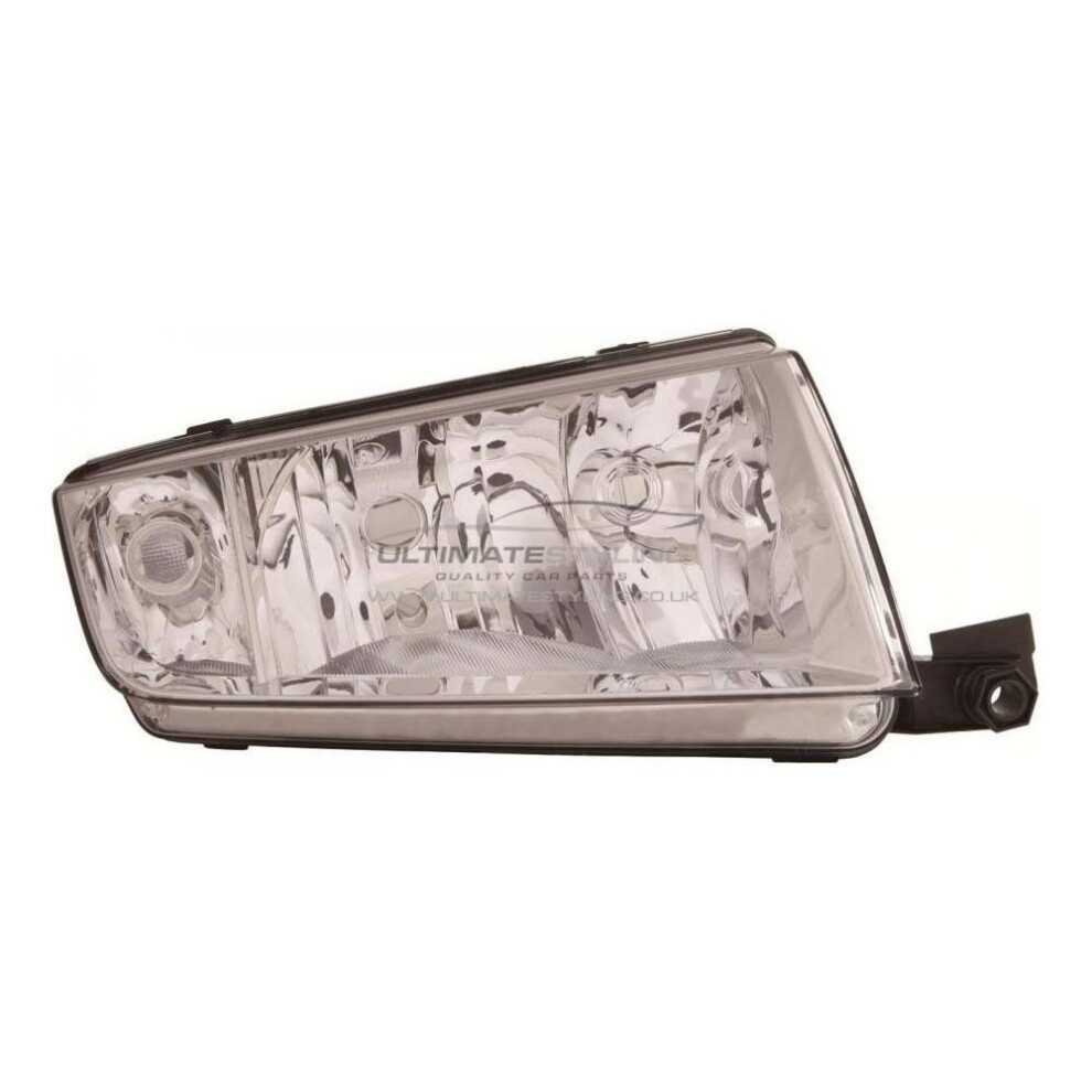 Skoda Fabia Mk1 Estate 2000-2007 Chrome Headlight Headlamp Drivers Side O/S 5057795036764