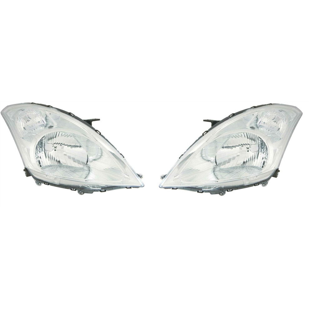Suzuki Swift Mk4 Hatchback 8/2010-> Chrome Headlights Headlamps 1 Pair O/S & N/S 5057795024099