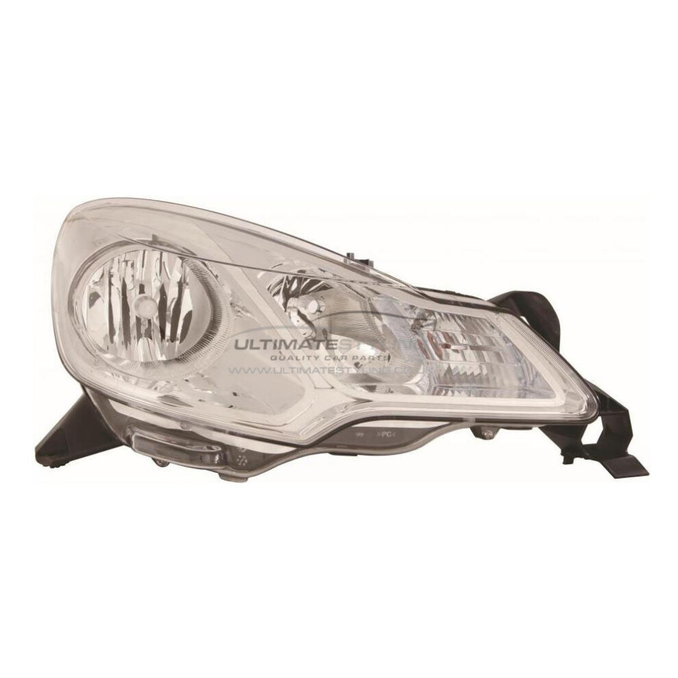 Citroen C3 Mk2 Hatchback 1/2010-8/2013 Headlight Headlamp Drivers Side O/S 5057795039239