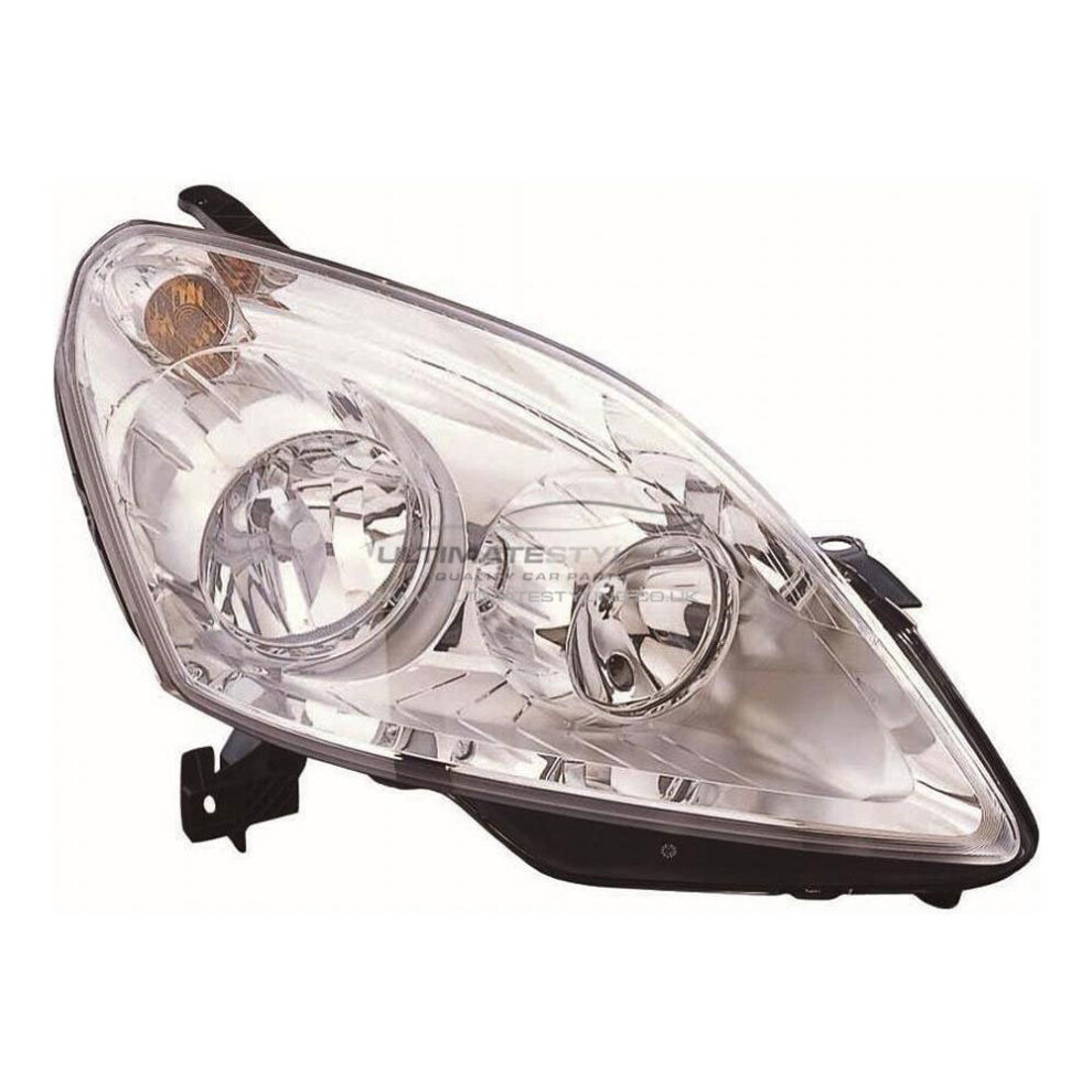 Vauxhall Zafira Mk2 Mpv 3/2008-2011 Chrome Headlight Headlamp Drivers Side O/S 5057795029001