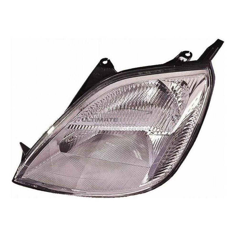 Ford Fiesta Mk6 Hatchback 2002-2005 Chrome Headlight Headlamp Passenger Side N/S 5057795026574