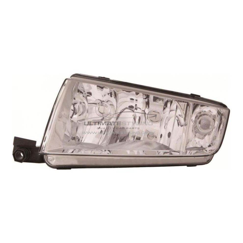 Skoda Fabia Mk1 Saloon 2000-2007 Chrome Headlight Headlamp Passenger Side N/S 5057795036818