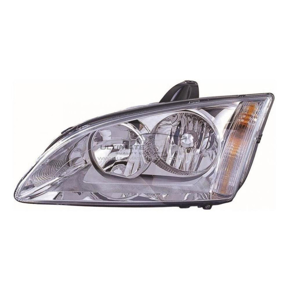 Ford Focus Mk2 Saloon 2005-5/2008 Chrome Headlight Headlamp Passenger Side N/S 5057795026536