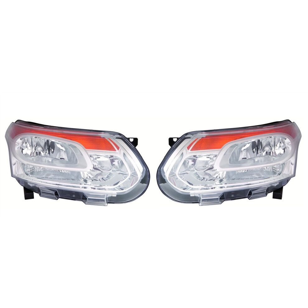 Citroen C3 Picasso Mpv 2009-> Halogen Headlights Headlamps 1 Pair O/S & N/S 5057795039437