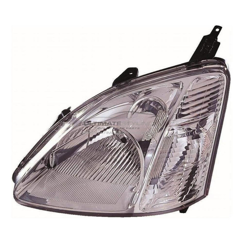 Honda Civic Mk7 Hatchback 2001-12/2003 Chrome Headlight Lamp Passenger Side N/S 5057795024440