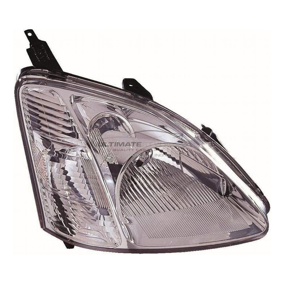 Honda Civic Mk7 Hatchback 1/2001-12/2003 Chrome Headlight Lamp Drivers Side O/S 5057795024433
