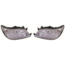 Mercedes Sprinter Mk1 Van 2000-2003 Headlights Headlamps No Fog 1 Pair O/S & N/S