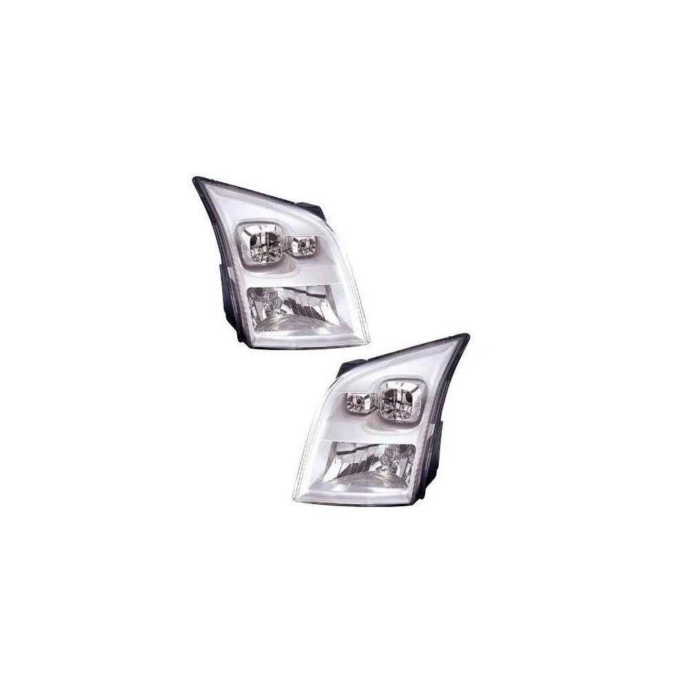 Ford Transit Mk7 Van 7/2006-9/2014 Halogen Headlights Headlamps 1 Pair O/S & N/S