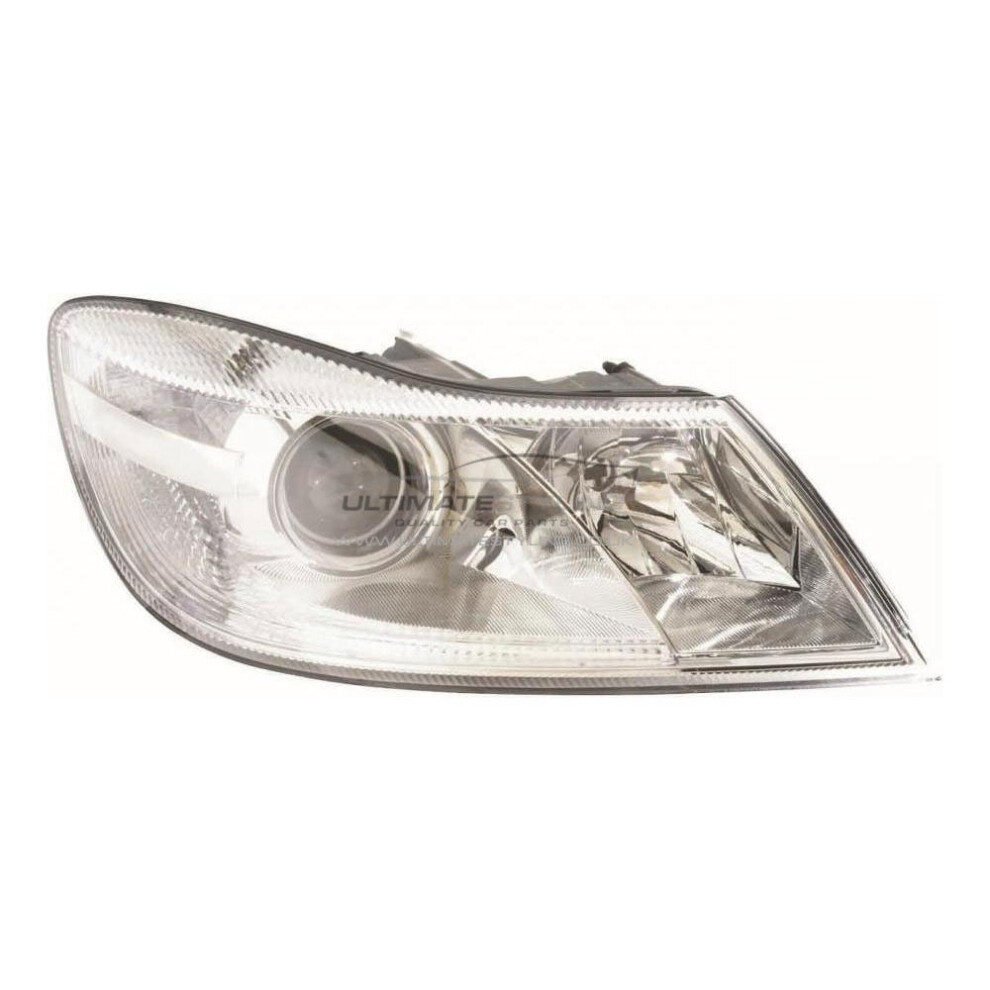 Skoda Octavia Mk2 Hatchback 4/2009-4/2013 Headlight Headlamp Drivers Side O/S 5057795037174
