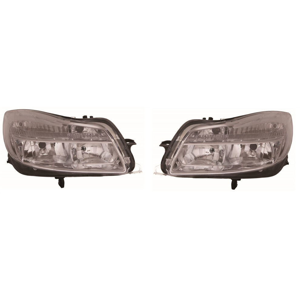 Vauxhall Insignia Hatchback 2008-2013 Headlights Headlamps 1 Pair O/S & N/S