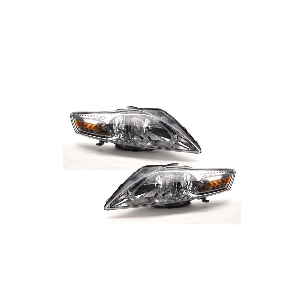 Ford Mondeo Mk4 Estate 6/2007-3/2011 Halogen Headlights Headlamps Pair O/S & N/S 5057795026949