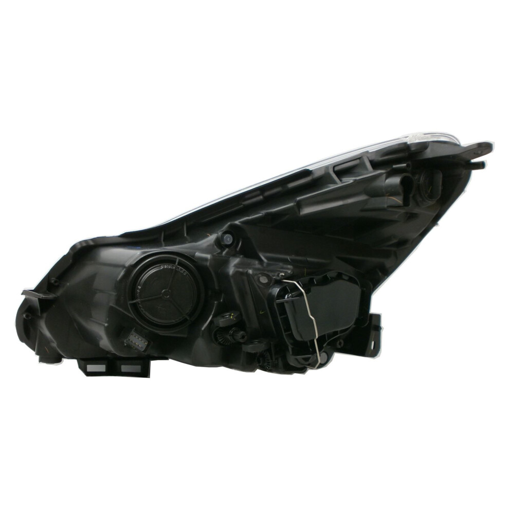 Vauxhall Corsa D Mk3 Hatchback 1/2011-4/2015 Headlights Headlamps 1 Pair Black 5057795029506