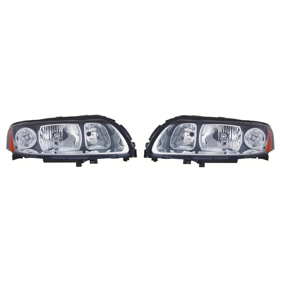 Volvo Xc70 Mk1 Estate 5/2005-2007 Halogen Headlights Headlamps 1 Pair O/S & N/S 5057795039628