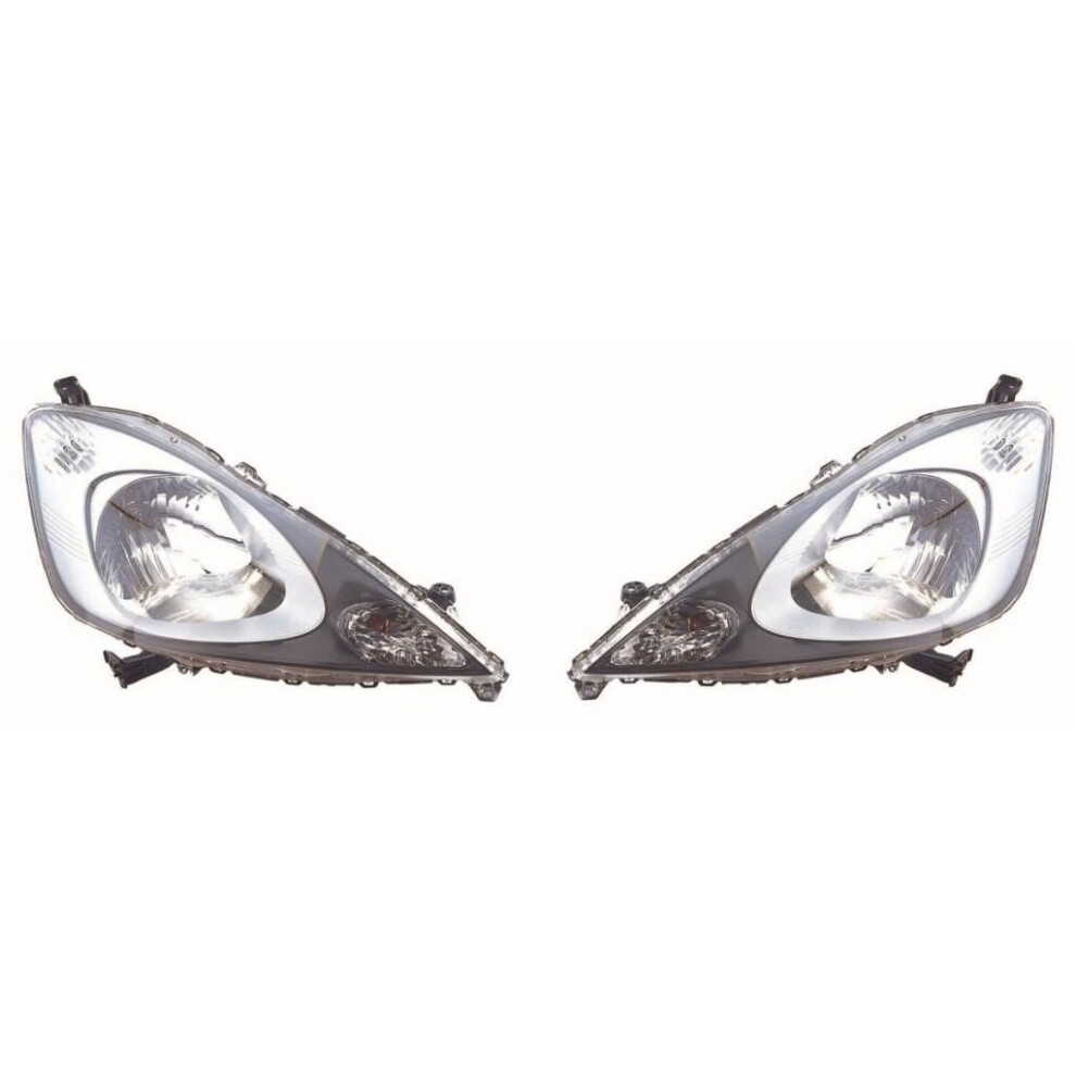 Honda Jazz Mk3 Mpv 10/2008-4/2011 Halogen Headlights Headlamps 1 Pair O/S & N/S 5057795024662