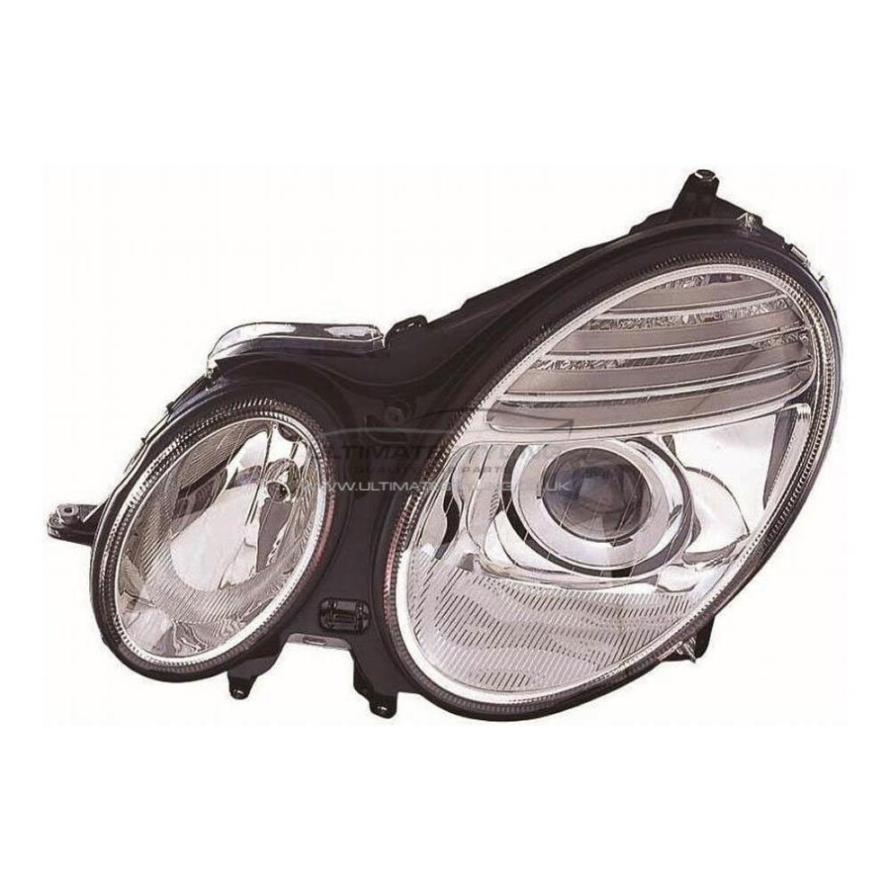 Mercedes E Class W211 Saloon 7/2006-5/2010 Headlight Headlamp Passenger Side N/S