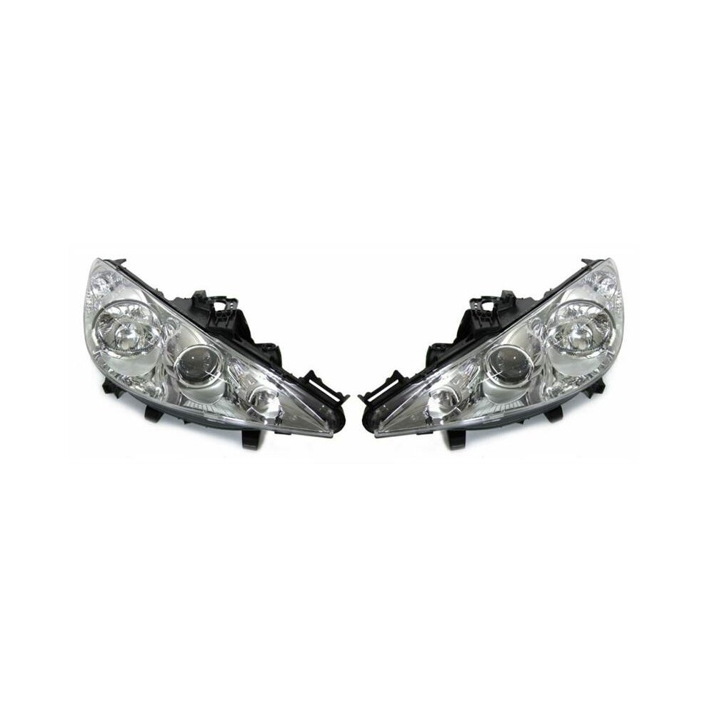 Peugeot 207 Hatchback 2006-5/2010 Projector Headlights Lamps 1 Pair O/S & N/S 5057795032650