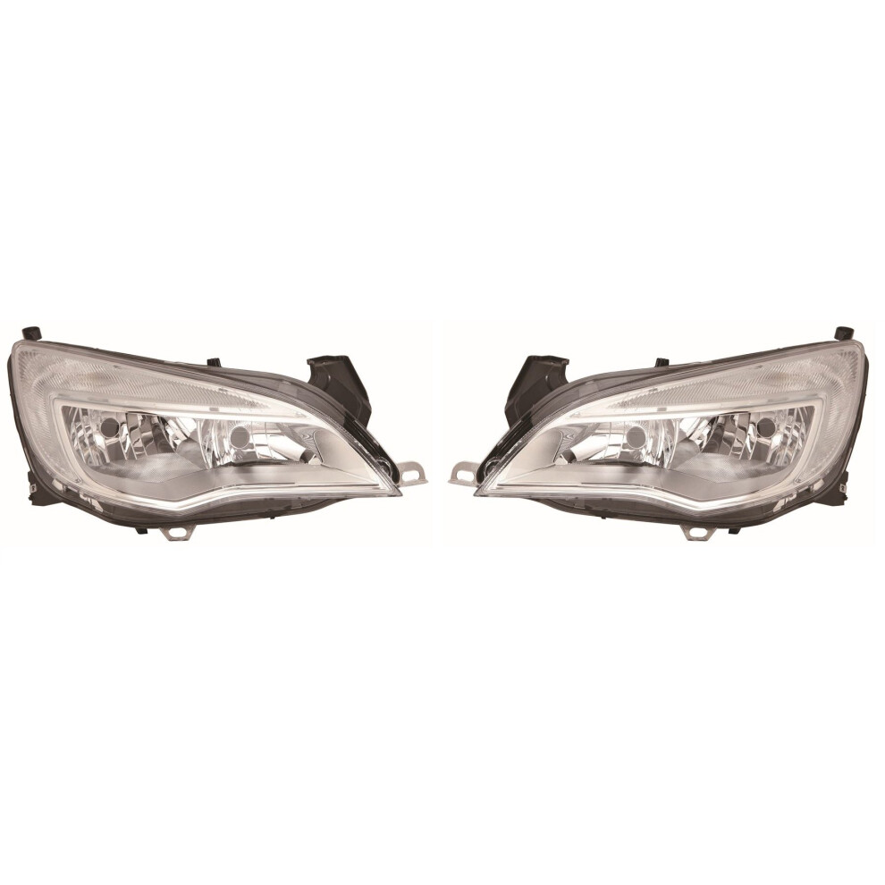 Vauxhall Astra J Mk6 Hatchback 2010-12/2012 Chrome Headlights Headlamp 1 Pair 5057795030106