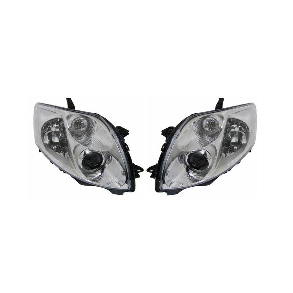 Toyota Auris Mk1 Hatchback 2007-8/2010 Headlights Headlamps 1 Pair O/S & N/S 5057795022538
