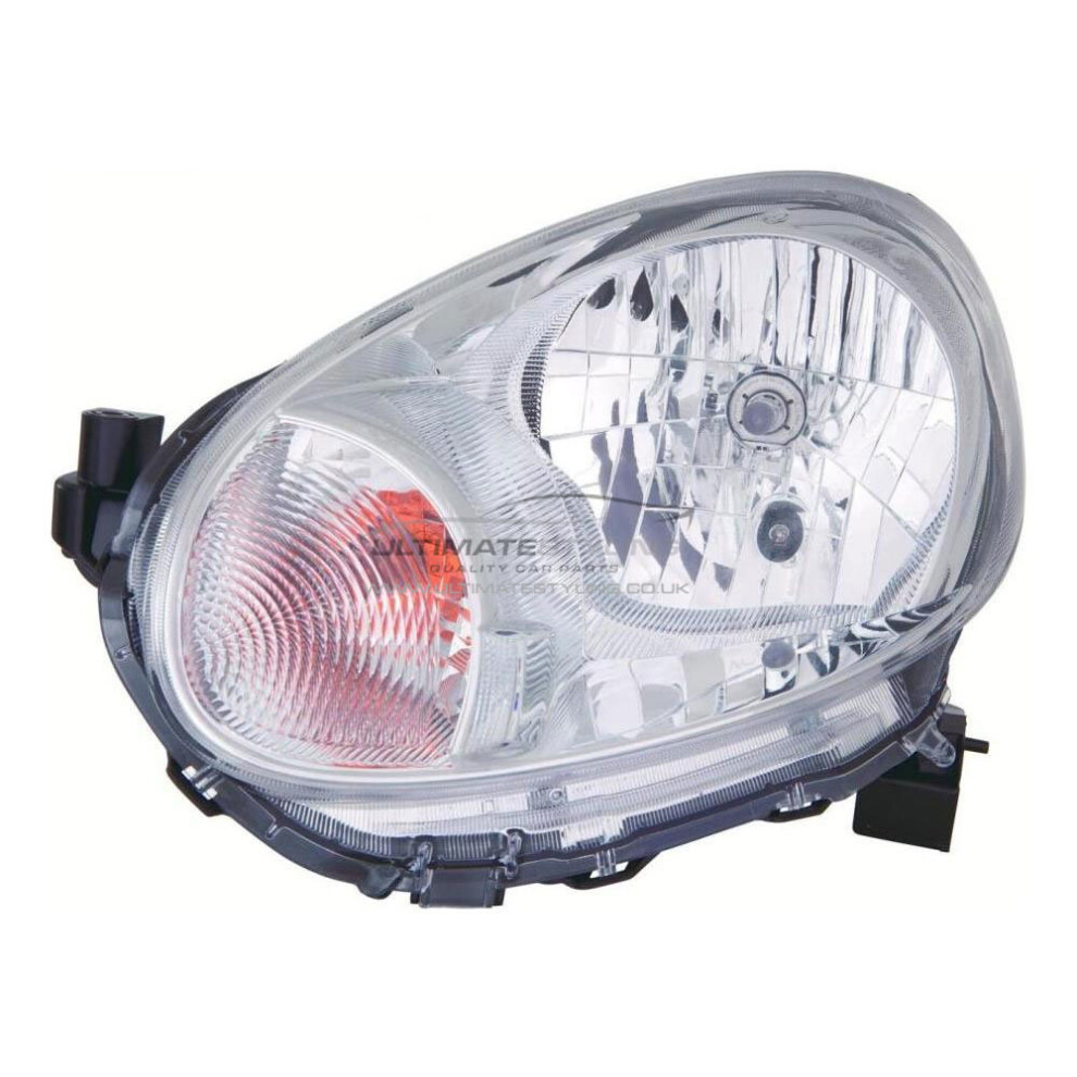 For Nissan Micra K13 Hatchback 2010-12/2013 Chrome Headlight Lamp Passenger Side 5057795022378