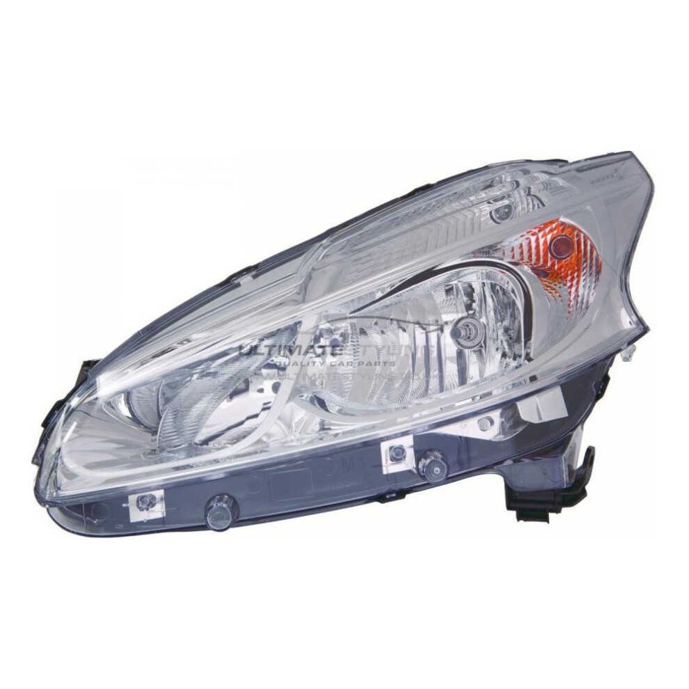 Peugeot 208 Hatchback 2012-7/2015 Headlight Headlamp Non Led Drl Passenger Side 5057795032971