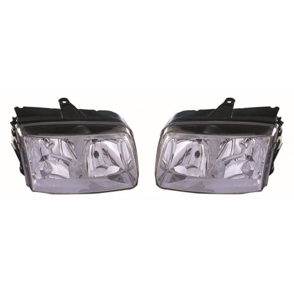 Volkswagen Polo Mk3 Hatchback 2000-2/2002 Headlights Headlamps 1 Pair O/S & N/S 5057795040303