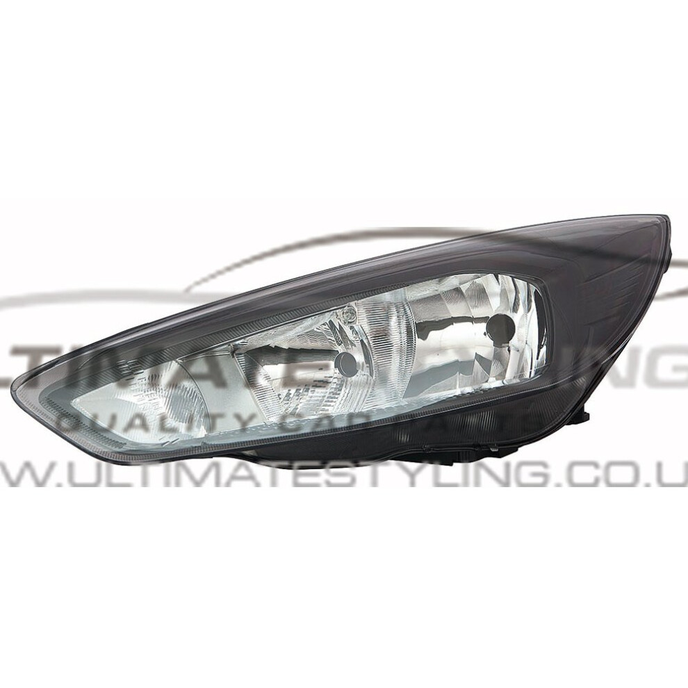 Ford Focus Estate 10/2014-> Headlight Headlamp Surround Passenger Side N/S Black 5057795027861
